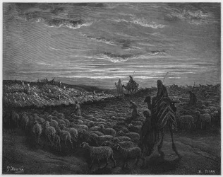 Abraham reist ins Land Kanaan